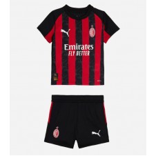 AC Milan Hemmaställ Barn 2025-26 Korta ärmar (+ Korta byxor)